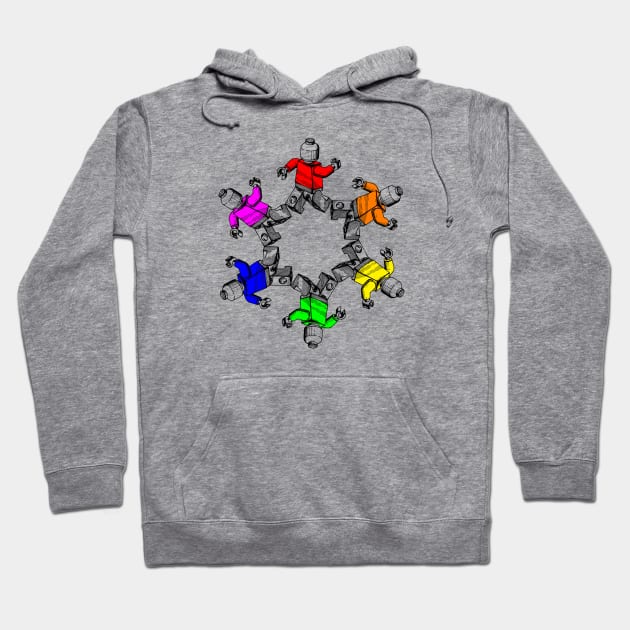 Lego Mandala Hoodie by Joodls